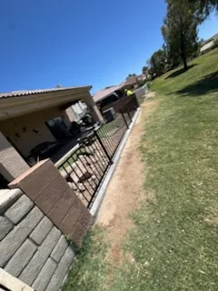 Block wall and fence line - Extreme Maintenance, Bullhead City AZ